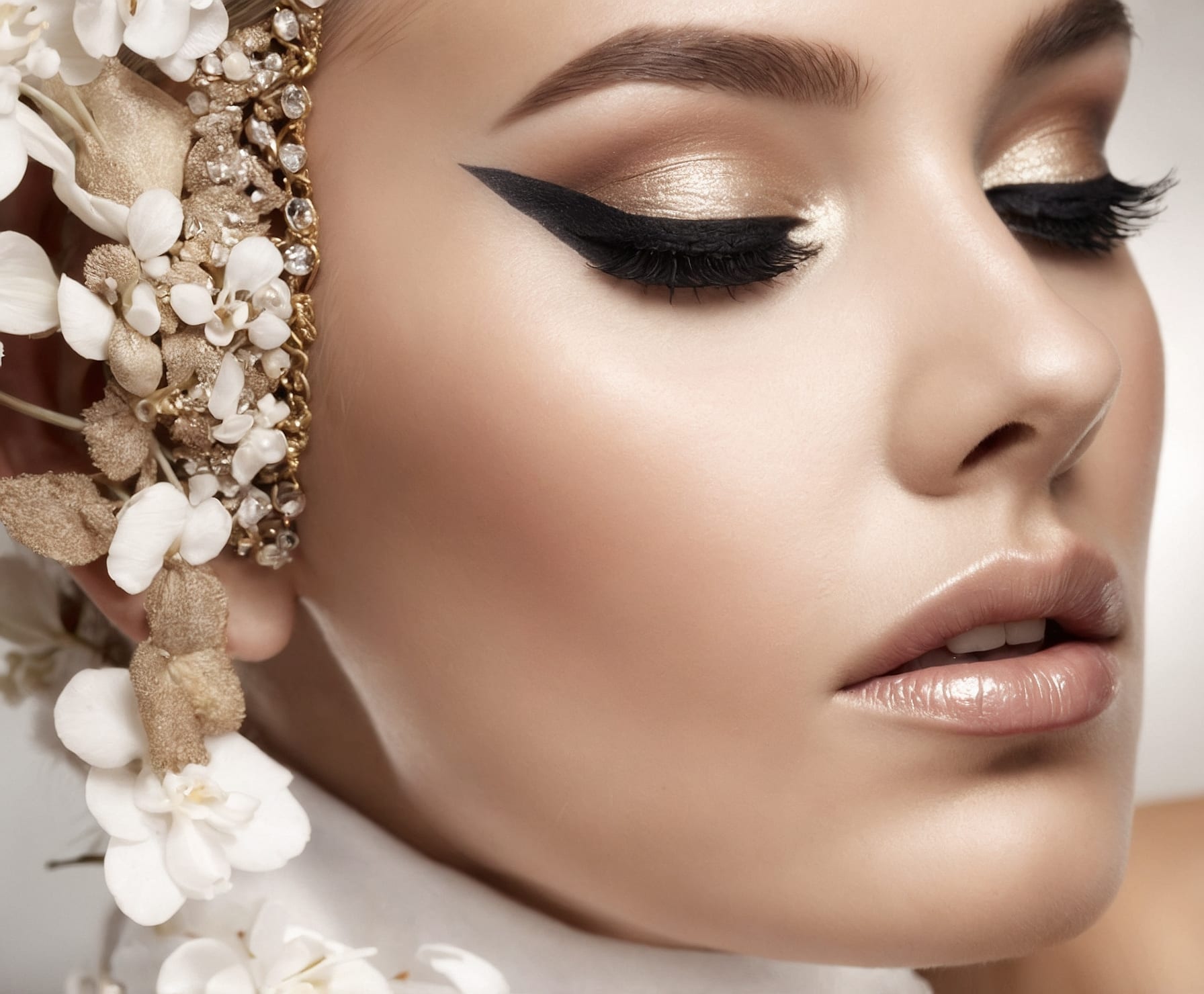 Maquillaje sofisticado y piel radiante